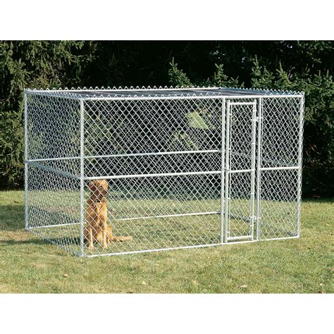 chainlink kennel panels Tom Binks, CFA - Senior... DIY Chain Link Dog Kennel - 7.5 x 7.5 x 4 Feet